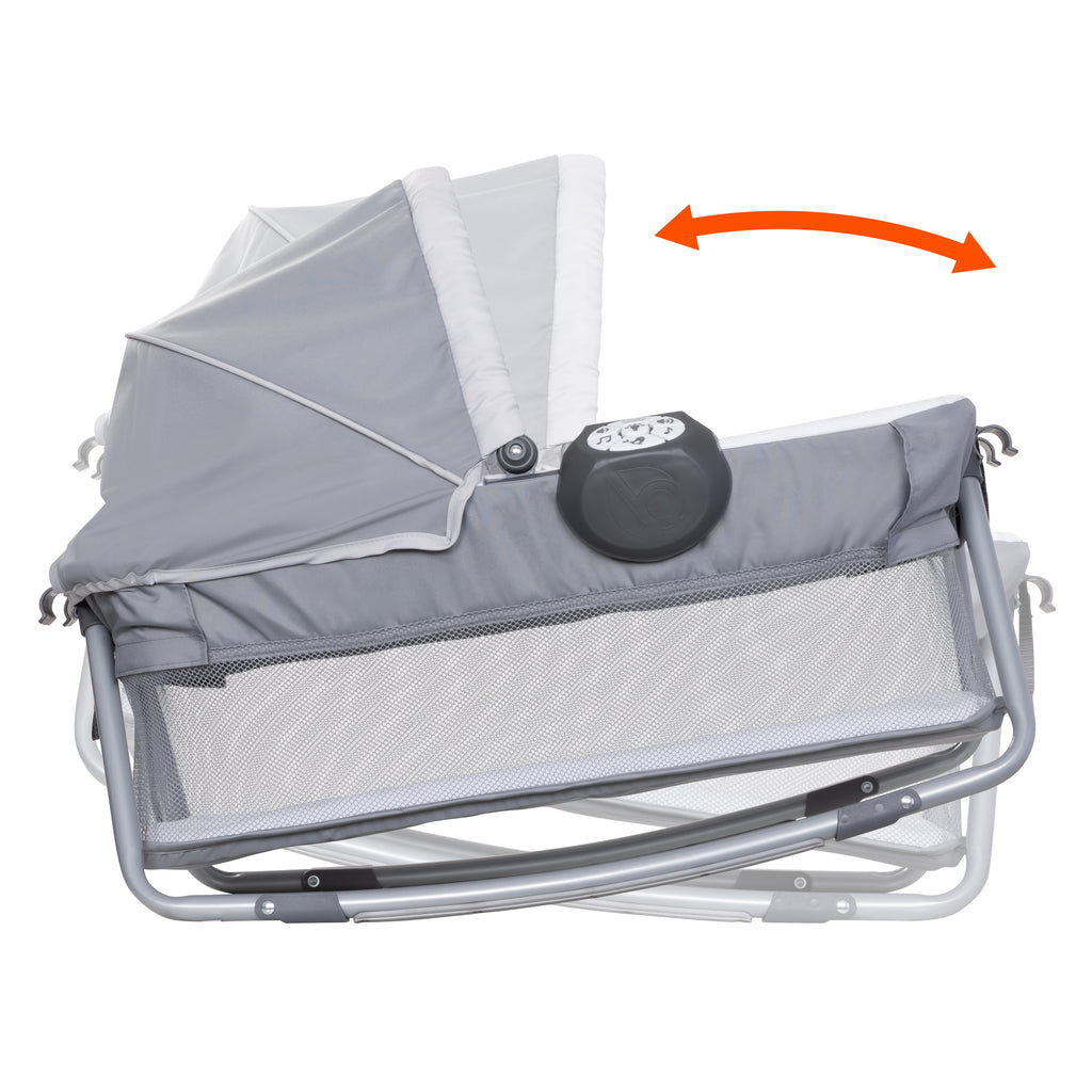 Baby Trend Lil Snooze Deluxe III Nursery Center Playard with Portable Bassinet, Cozy Mint