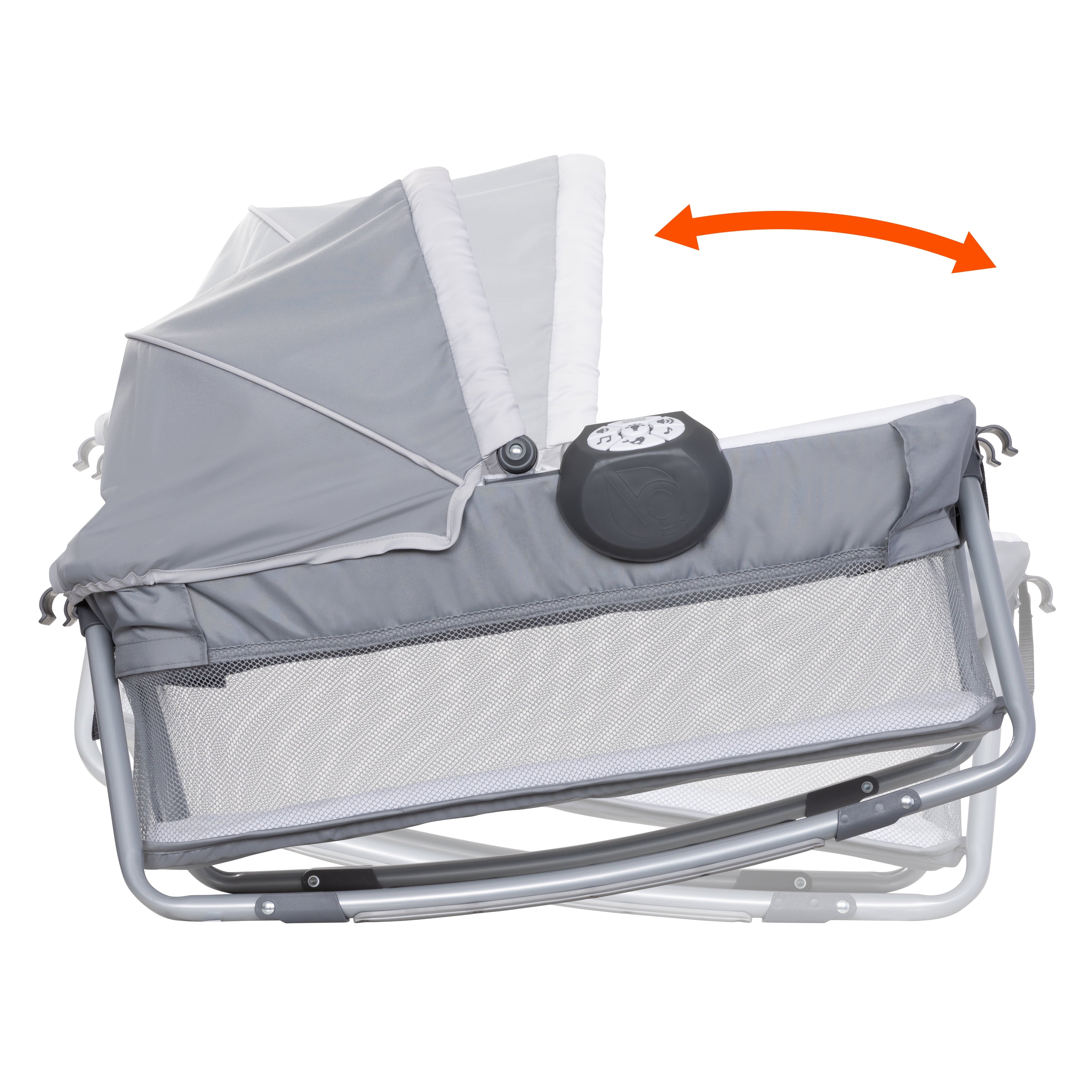 Baby Trend Lil Snooze Deluxe III Nursery Center Playard with Portable Bassinet, Cozy Mint