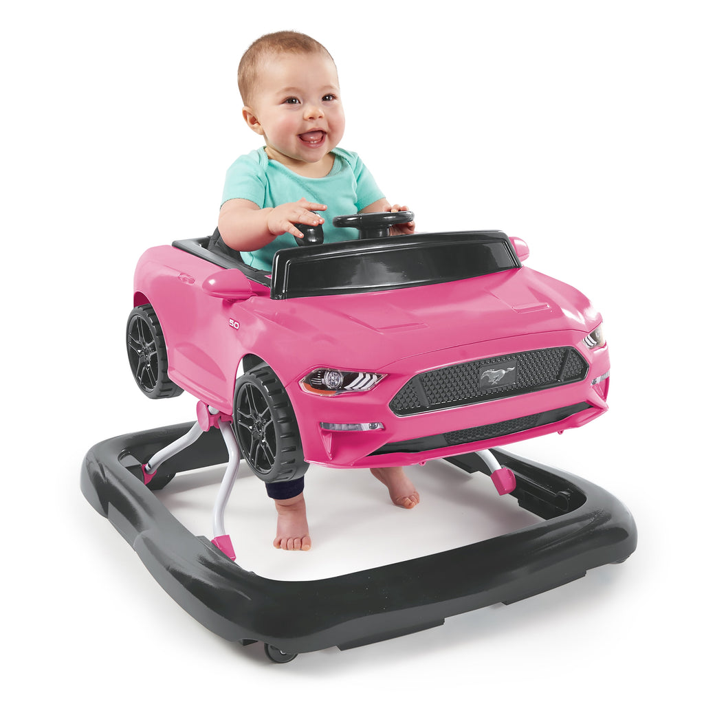 Ford Mustang Ways to Play 4-In-1 Baby Activity Push Walker - Pink