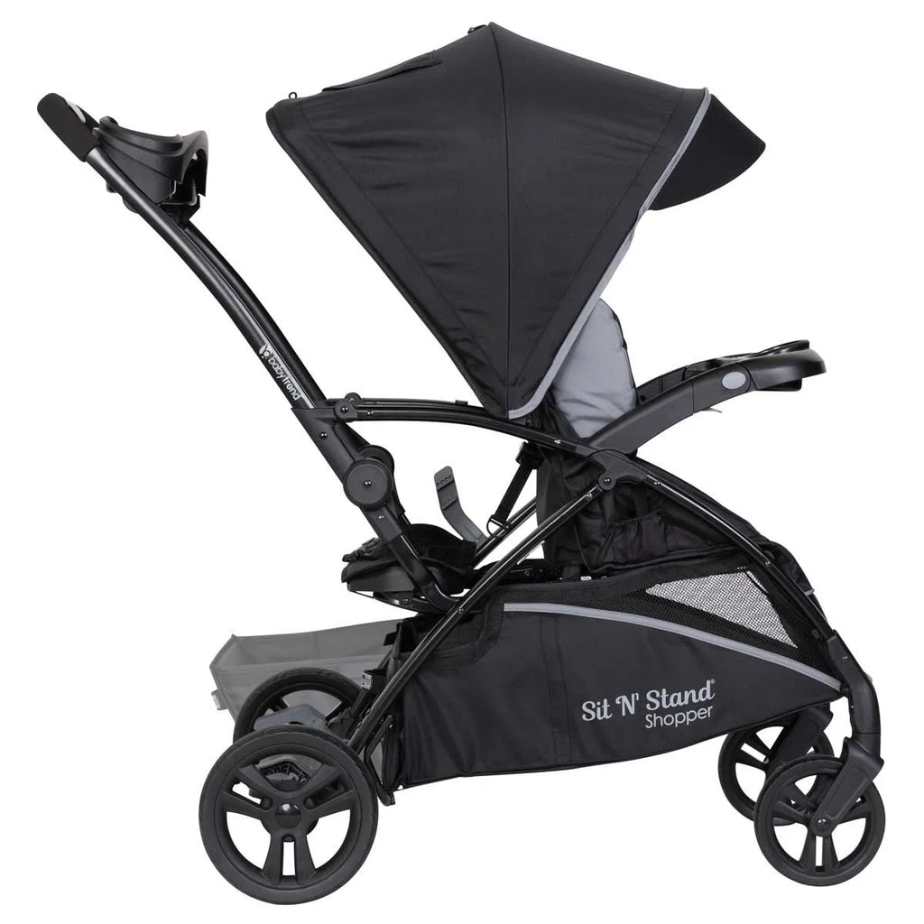 Baby Trend Sit N' Stand 5-In-1 Shopper Stroller, Kona Black