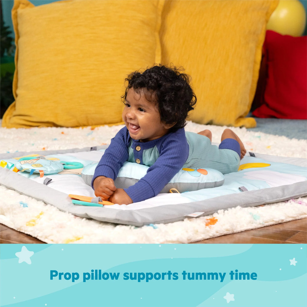 Disney WINNIE the POOH Once upon a Tummy Time Activity Gym, Blue, Newborn