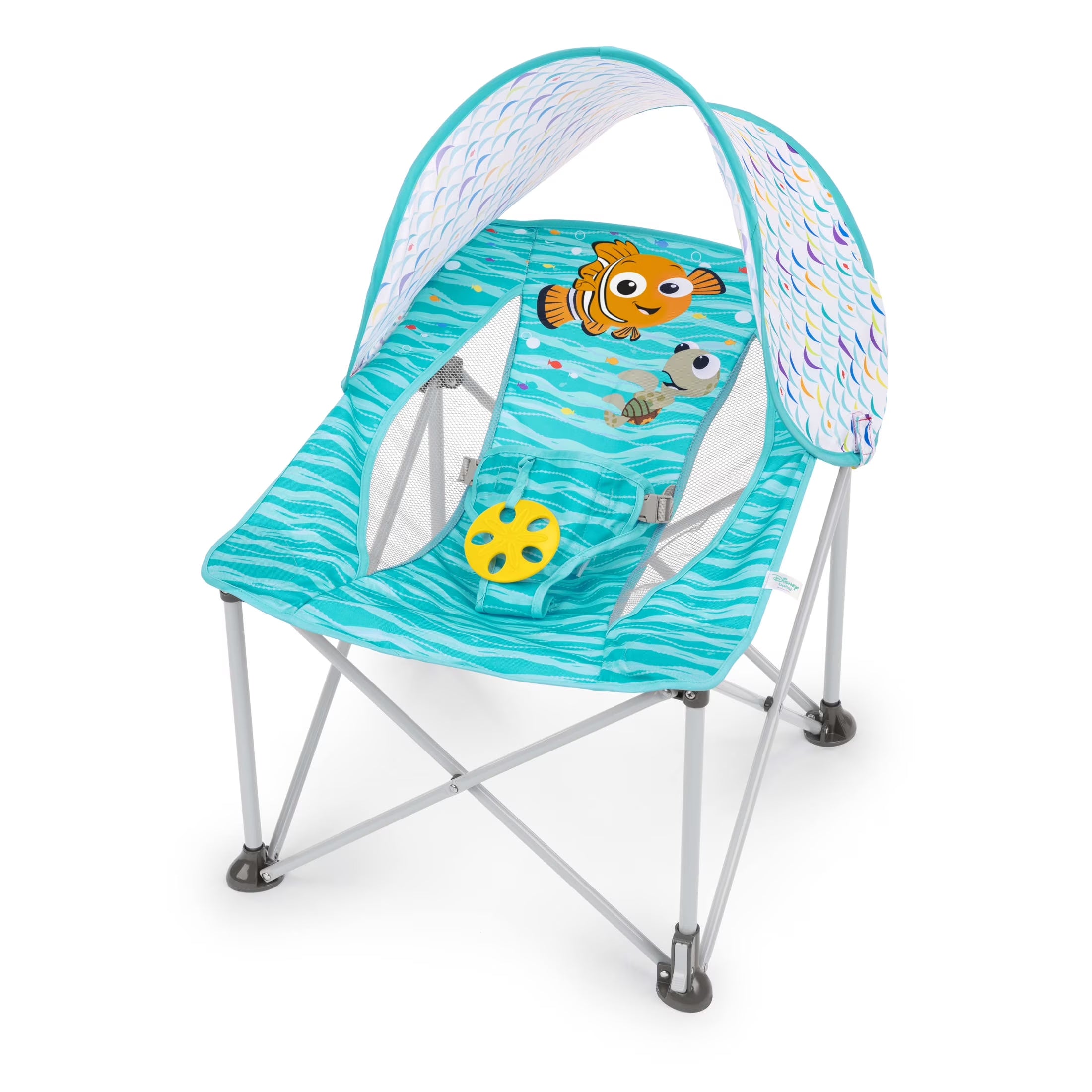Disney Baby Finding Nemo Pop 'N Chill Travel Seat, Blue, Unisex, Newborn