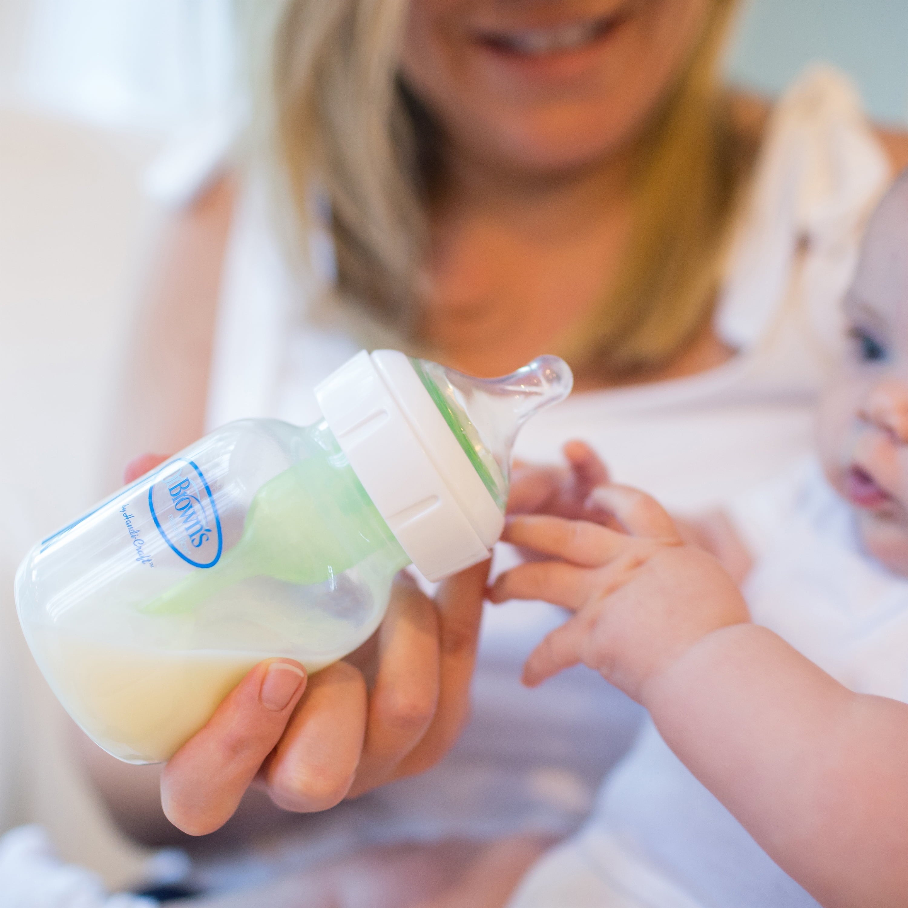 Options+ Wide-Neck Baby Bottle Nipple - Preemie, Slowest Flow - 6-Pack - 0M+