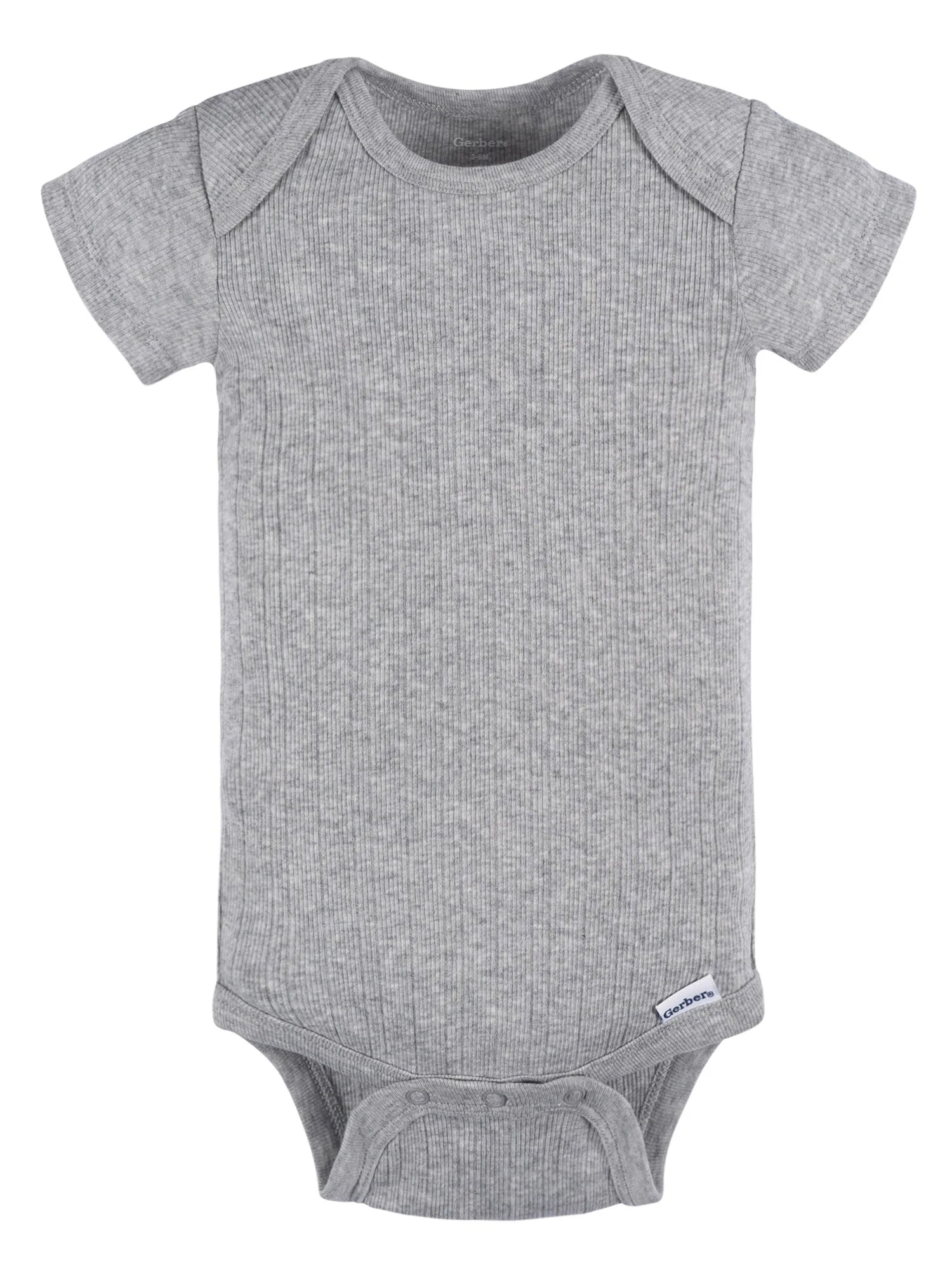 Gerber Baby Neutral 6-Pack Short Sleeve Bodysuits, Sizes Preemie - 24 Months