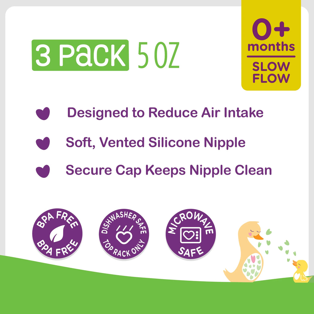 Bottles 5 Oz, 3 Pack