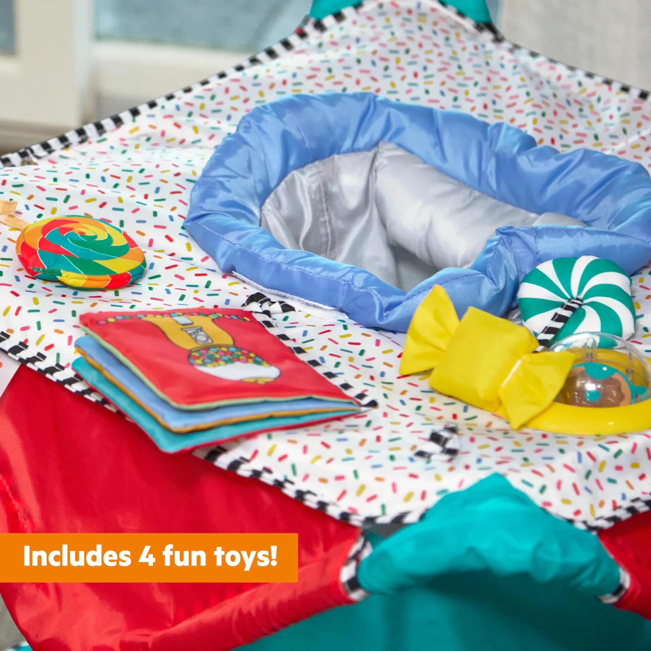 Pop 'N Jump Portable Activity Jumper, Sweet Treats, Infant