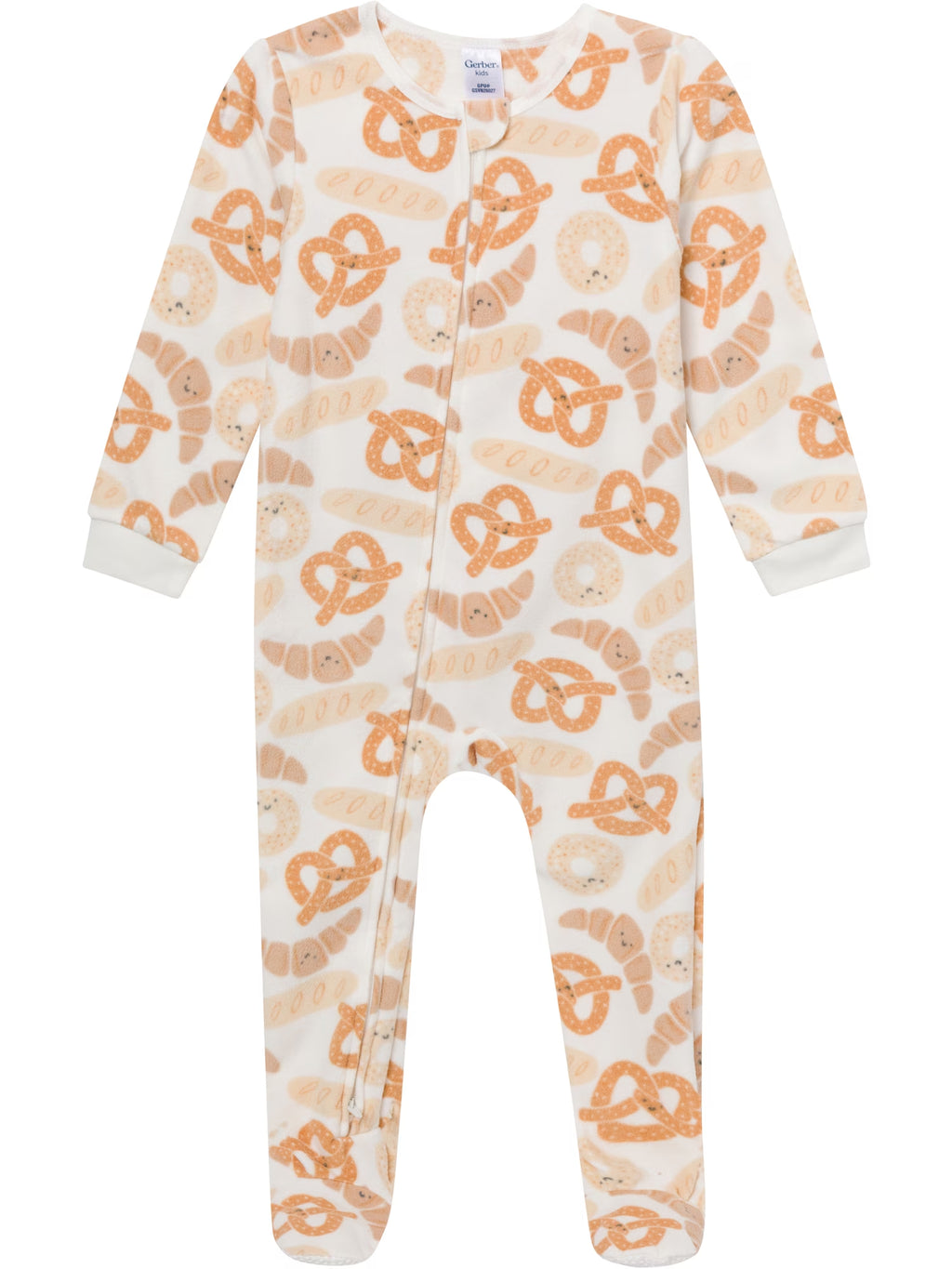 Baby and Toddler Neutral Microfleece Blanket Sleeper Pajamas, 3-Pack, Sizes 0/3 Months - 5T
