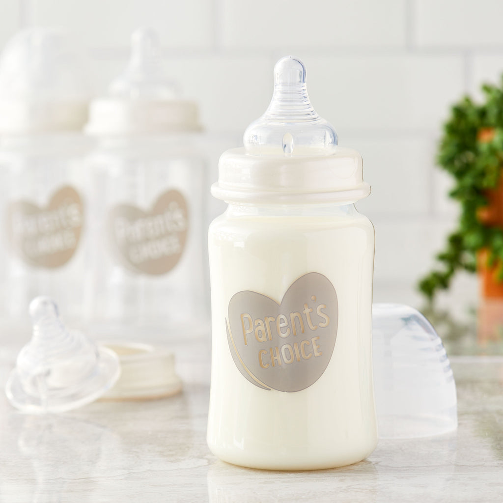 Wide Neck Bottles, 3 Pack, 9 Fl Oz