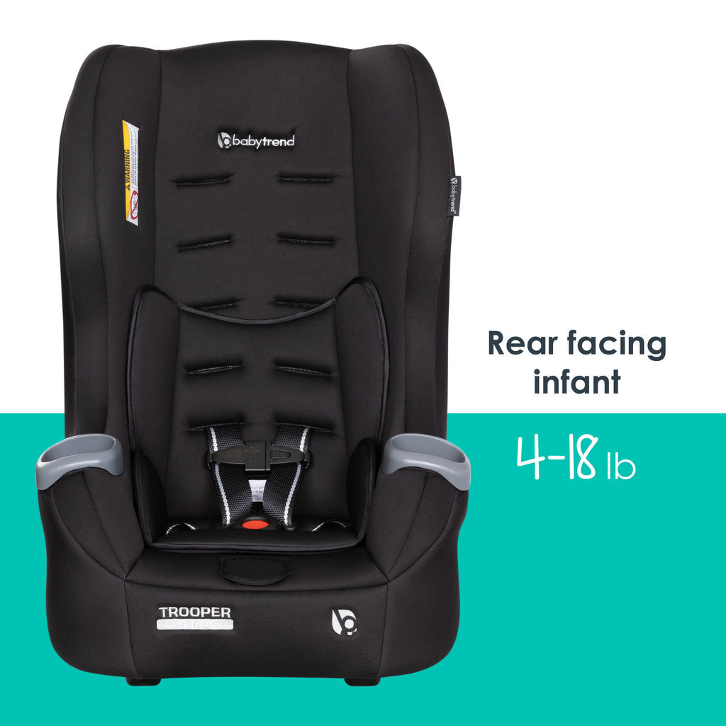 Trooper 3-In-1 Convertible Car Seat - Desert Black