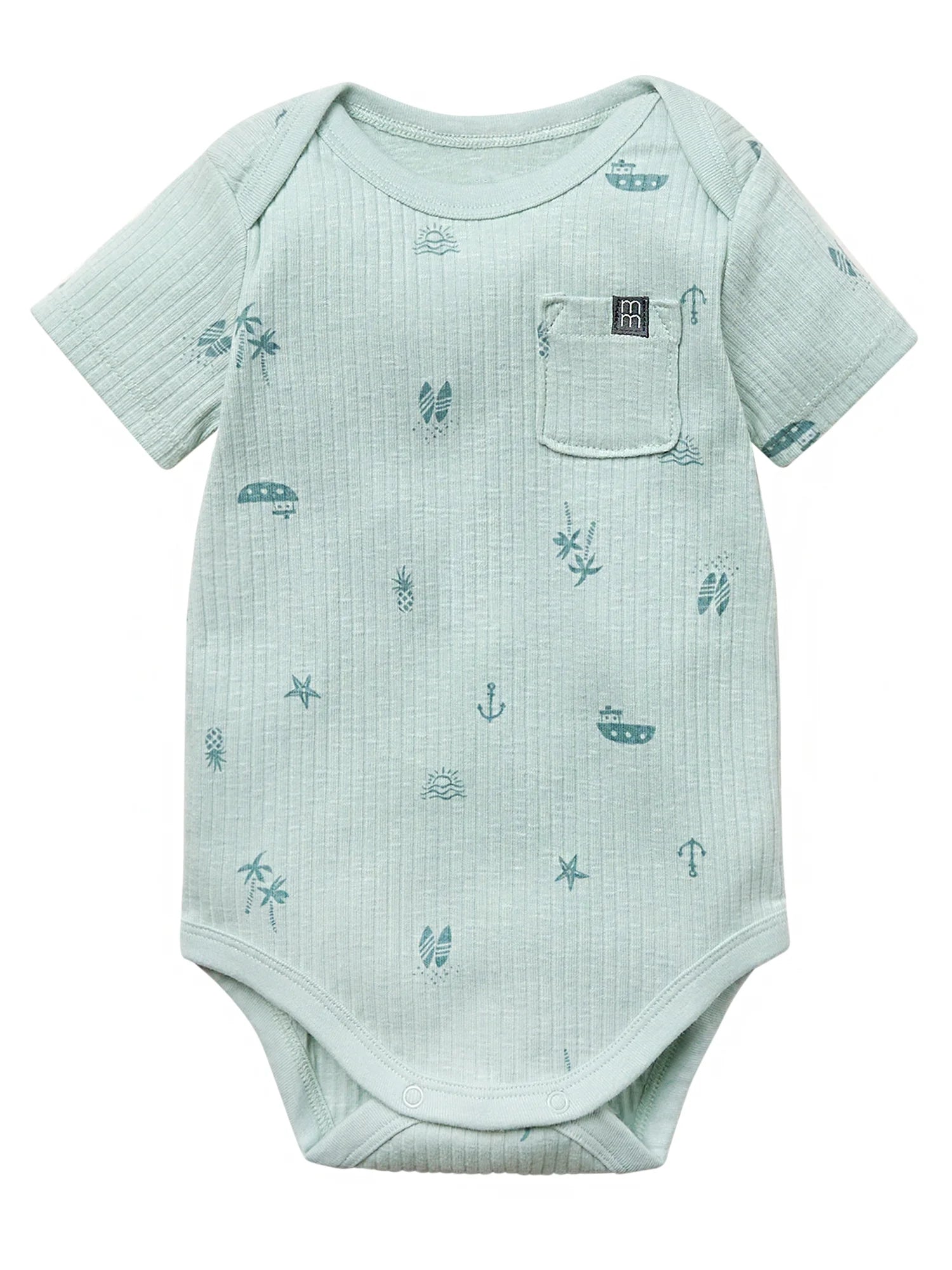 by Gerber Baby Neutral Organic 3-Pack Short Sleeve Bodysuits, 0/3 Months - 24 Months