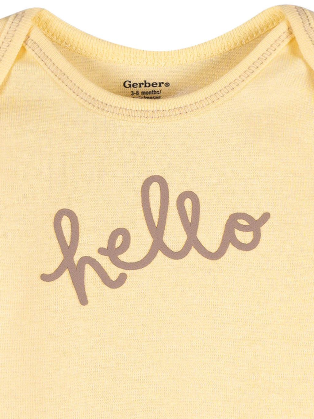 Baby Boy or Girl Neutral Short Sleeve Cotton Onesies, 2-Pack, Sizes Newborn - 12 Months
