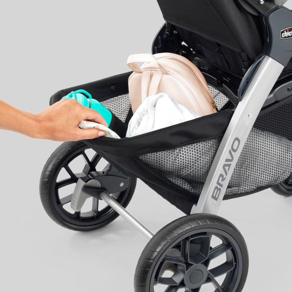 Bravo Trio Travel System Stroller with Keyfit 30 Infant Car Seat - Camden (Black), New