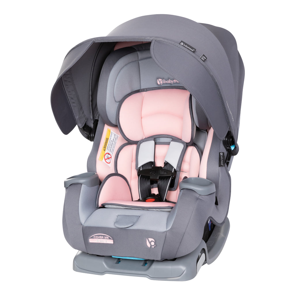Baby Trend Cover Me 4 in 1 Convertible Car Seat W/Canopy, Desert Pink