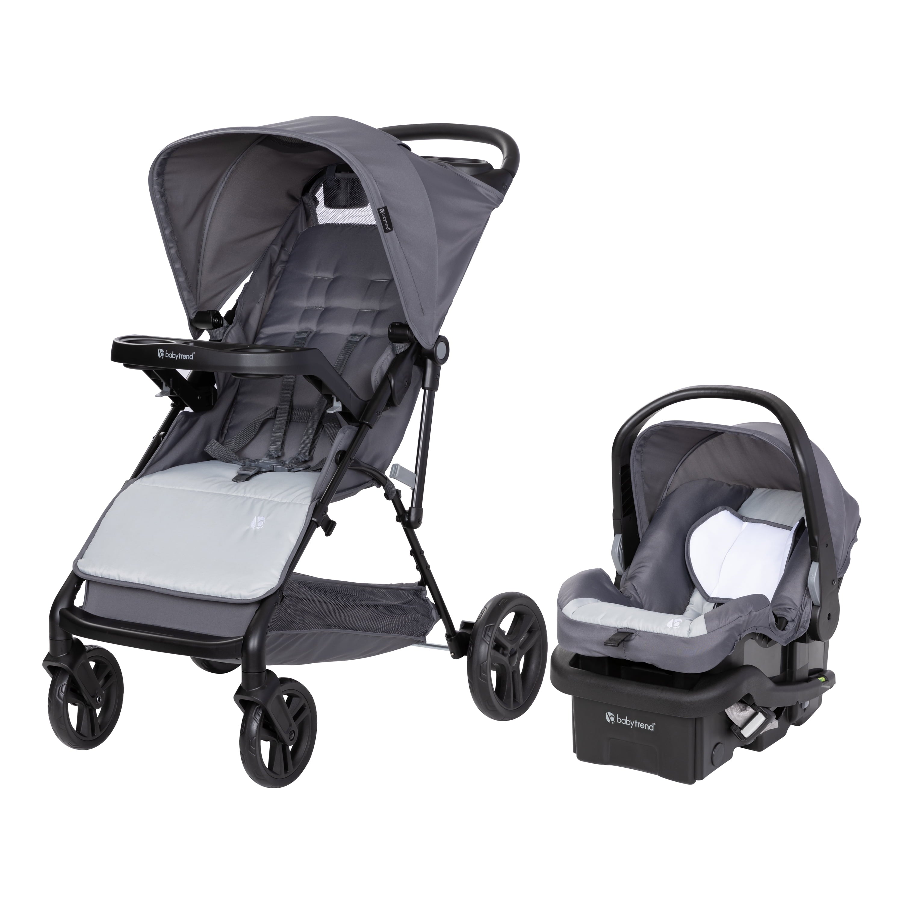 Baby Trend Venture 4-Wheel Stroller Travel System - Desert Grey - Grey