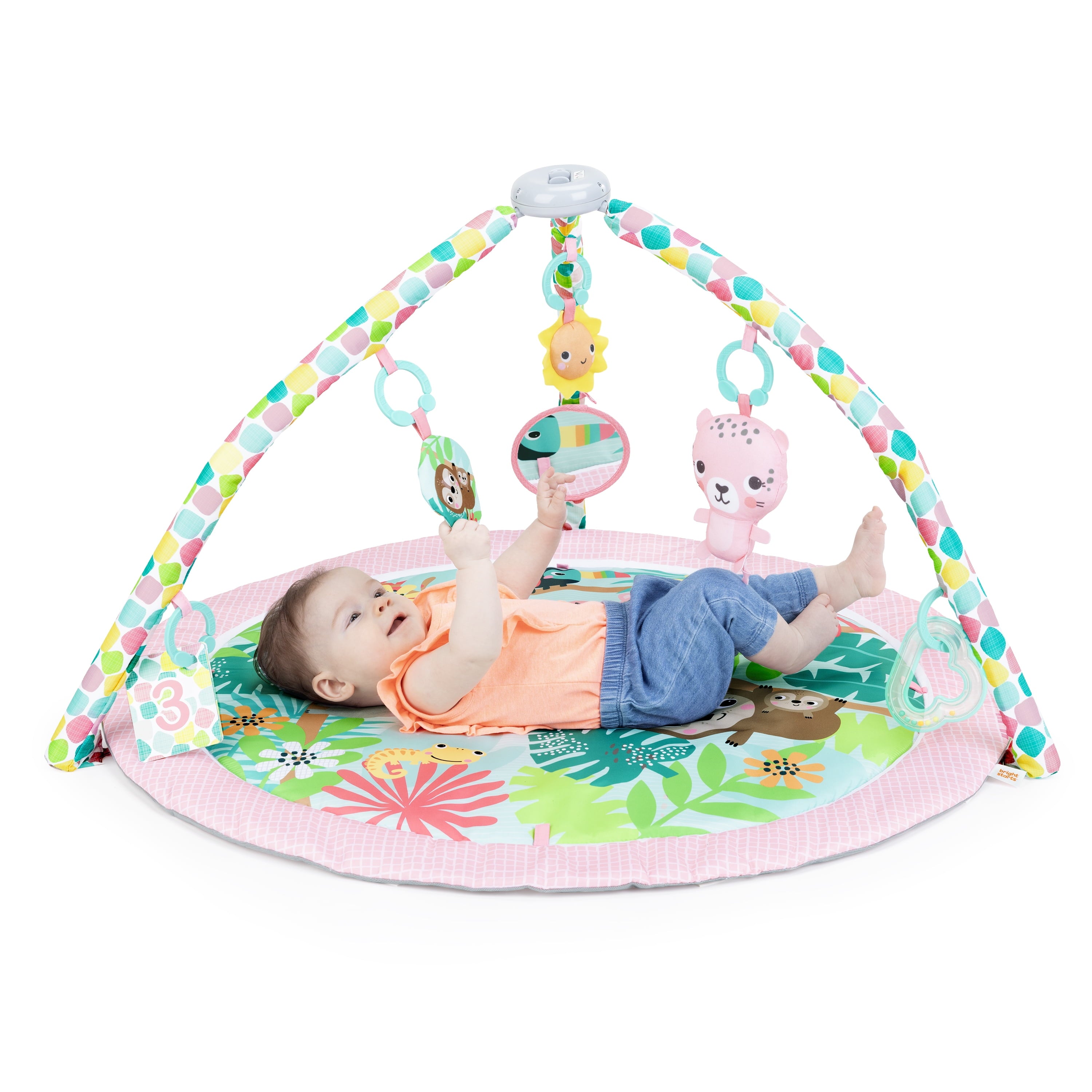 Pop 'N Wiggle Rosy Rainforest Foldaway Activity Gym