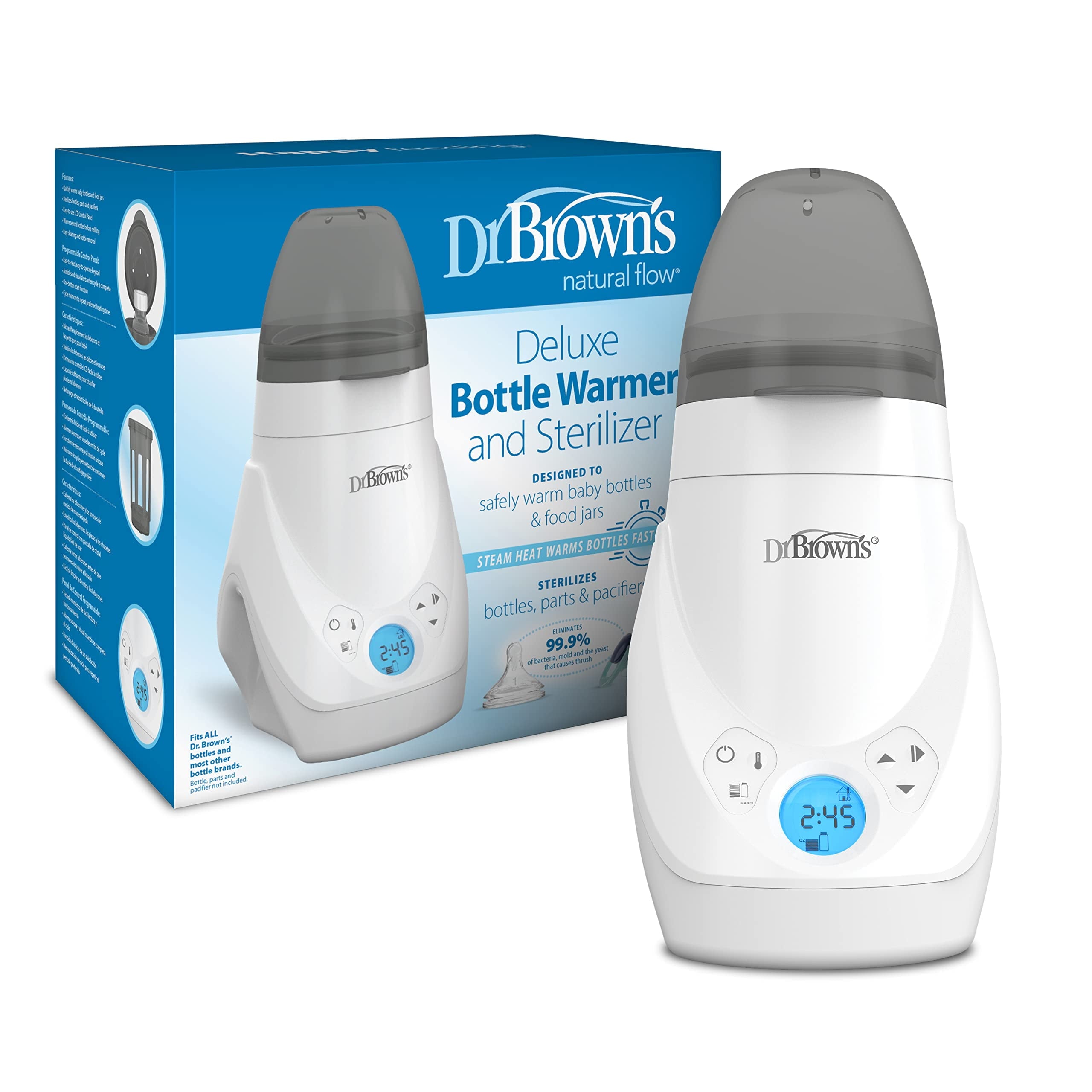 Dr. Brown?S Deluxe Baby Bottle Warmer and Sterilizer, for Baby Bottles and Baby Food Jars