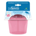 Baby Formula Dispenser with Snap-On Lid Travel Lid, Pink, 27 Oz, 1 Pack