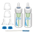 Specialty Feeding System, Narrow Baby Bottle, Infant-Paced Feeding, 4Oz/120Ml, 2 Pack