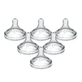 Options+ Wide-Neck Baby Bottle Nipple - Preemie, Slowest Flow - 6-Pack - 0M+