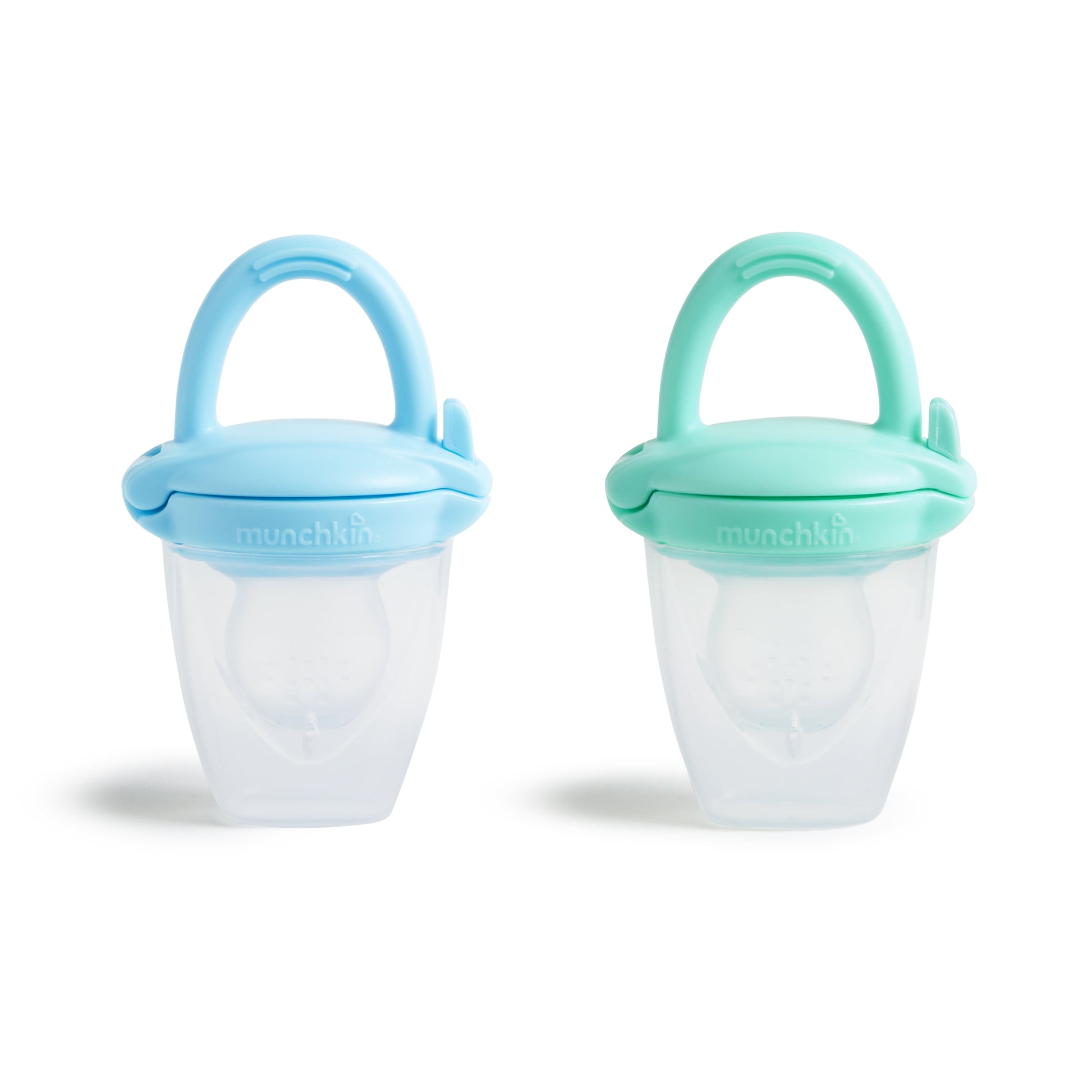 ® Silicone Infant Baby Food Feeder, Blue/Mint, Unisex, 2 Pack