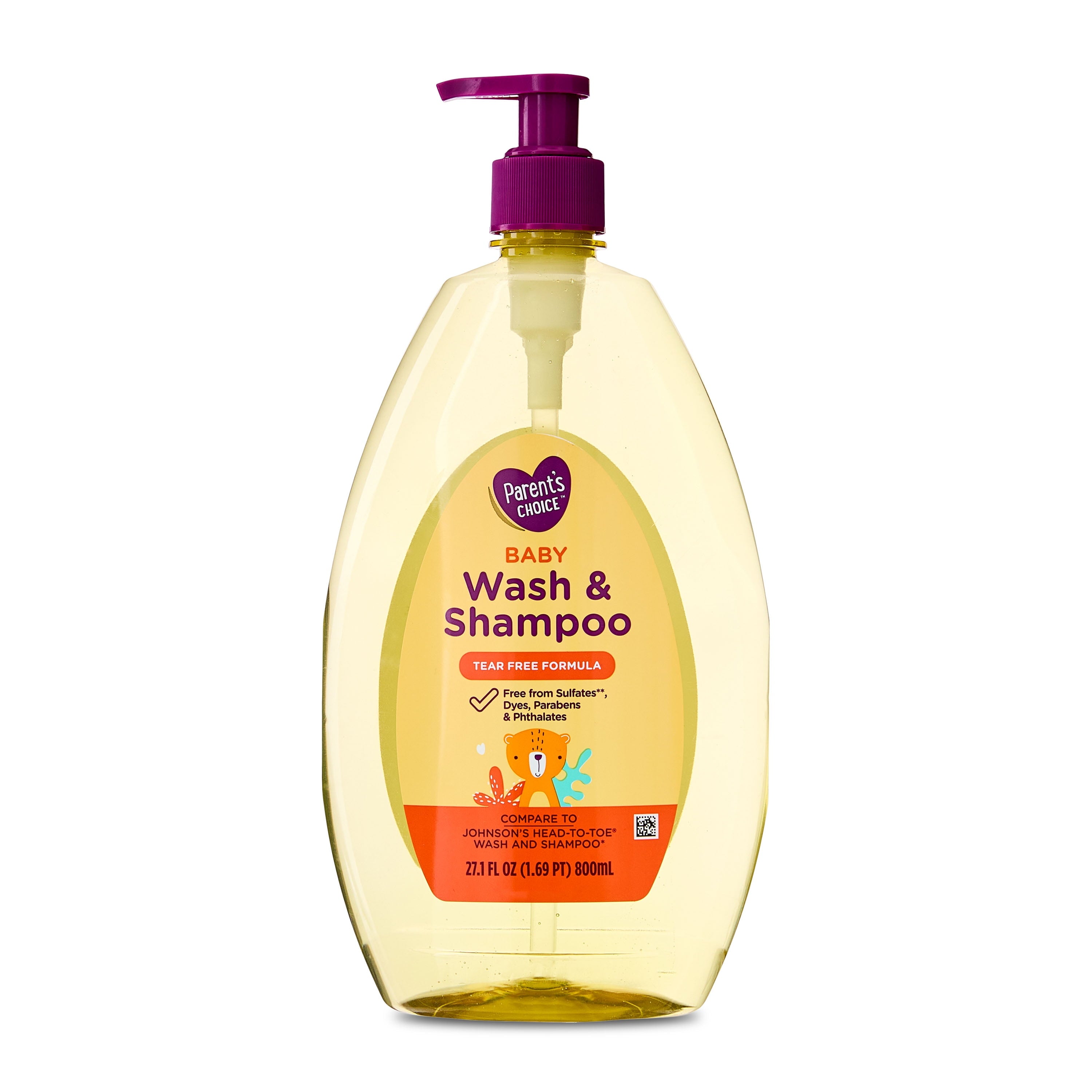Gentle Cleansing Infant, Toddler Daily Shampoos with Water, 27.1 Fl Oz