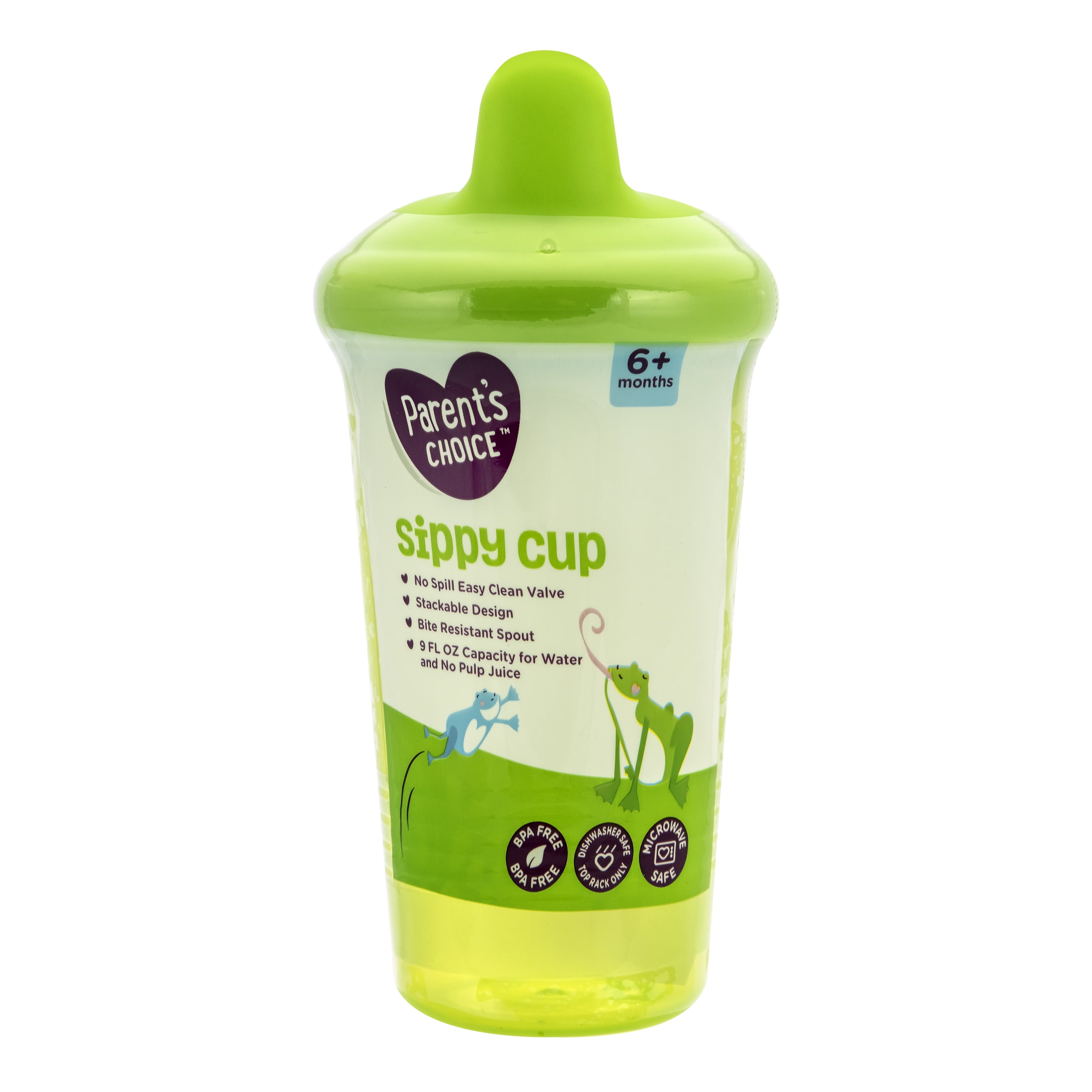 Hard Spout Sippy Cup 6 Months+, Green, 9 Fl Oz
