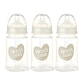 Wide Neck Bottles, 3 Pack, 9 Fl Oz