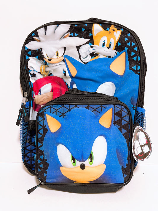 16 Inch Backpack with Insulated Lunch Box Set