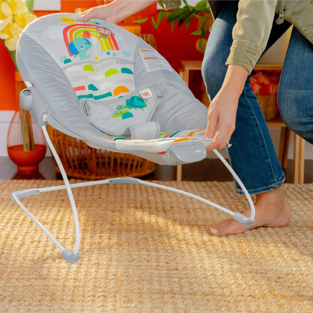 Playful Paradise Vibrating Baby Bouncer, Self Bounce, Unisex, Newborn +