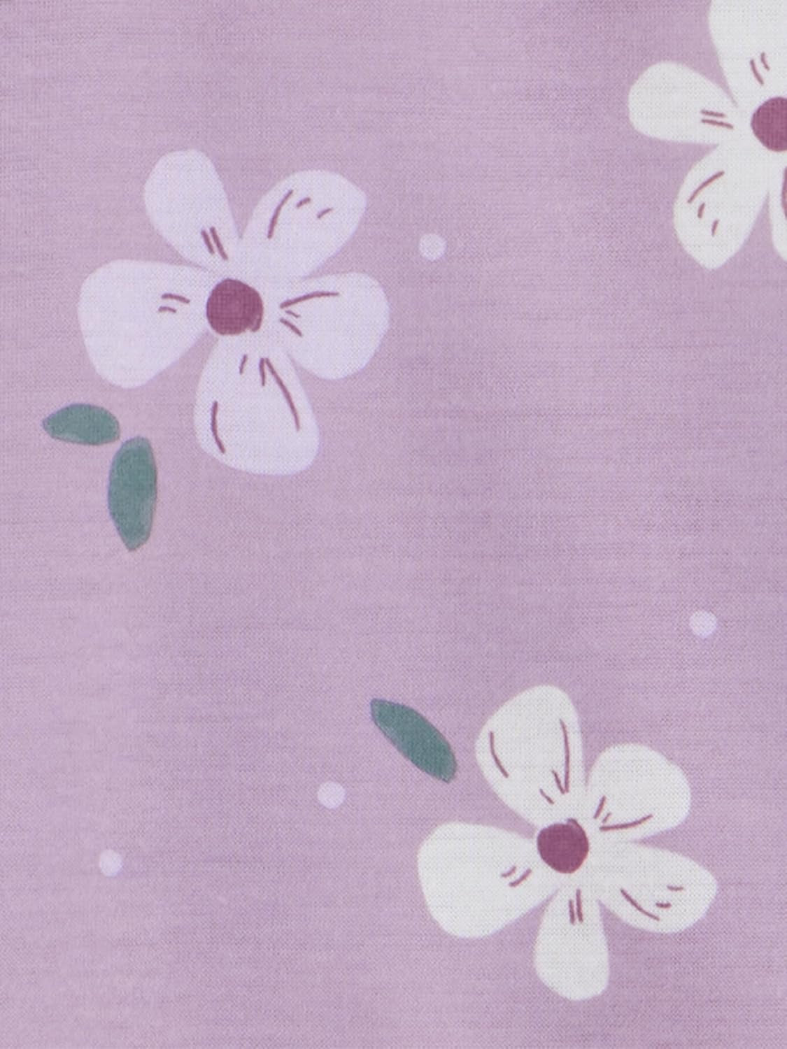 Baby and Toddler Girls' 3 Pack Loose Fit Polyester Jersey Footed Pajamas