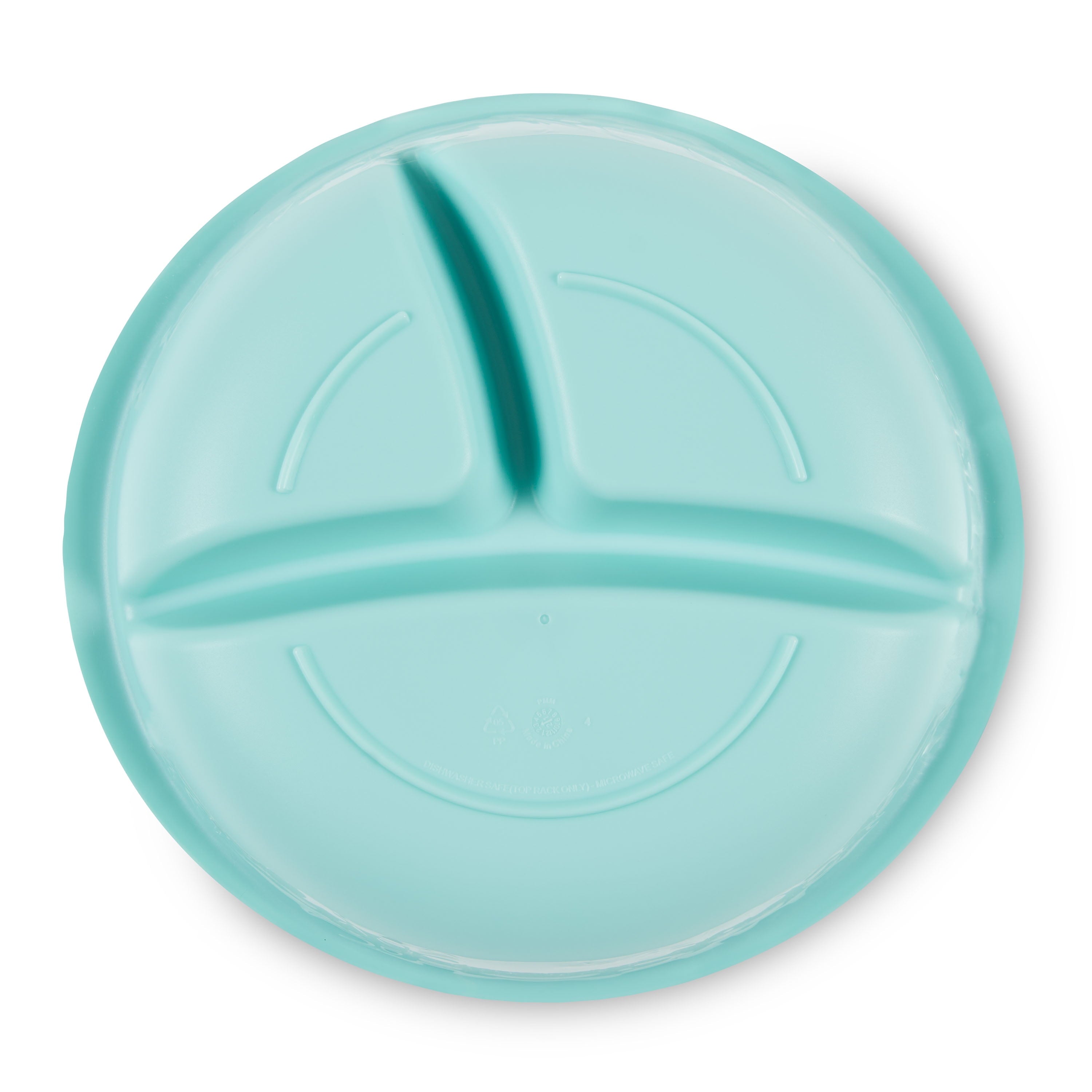 Parents Choice 3-Pack Compartment Section Plate, Aged 12 Months and Up, Gender Neutral
