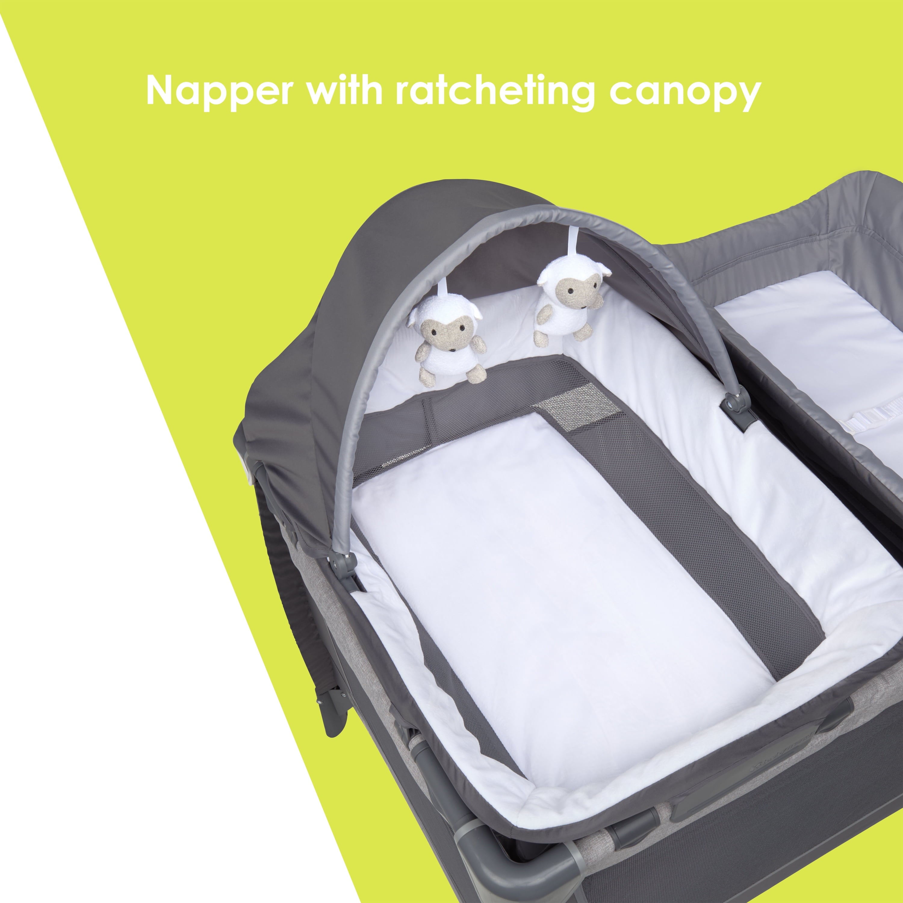Baby Trend Simply Smart 2.0 Nursery Center Playard – Bassinet, Changer, Napper & Travel Bag