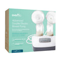 Advanced Double Electric Breast Pump with Breastshields and Milk Storage Bottles, Lightweight