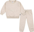 Baby Girls' Toddler 2-Piece Fleece Sweatshirt and Jogger Set