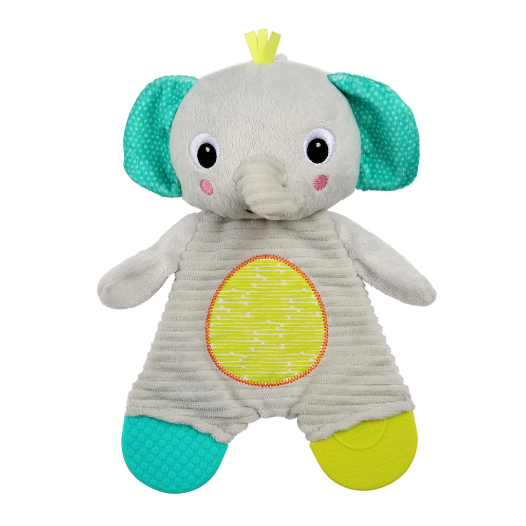 Snuggle & Teethe Plush Teether - Elephant, Unisex, Ages Newborn +