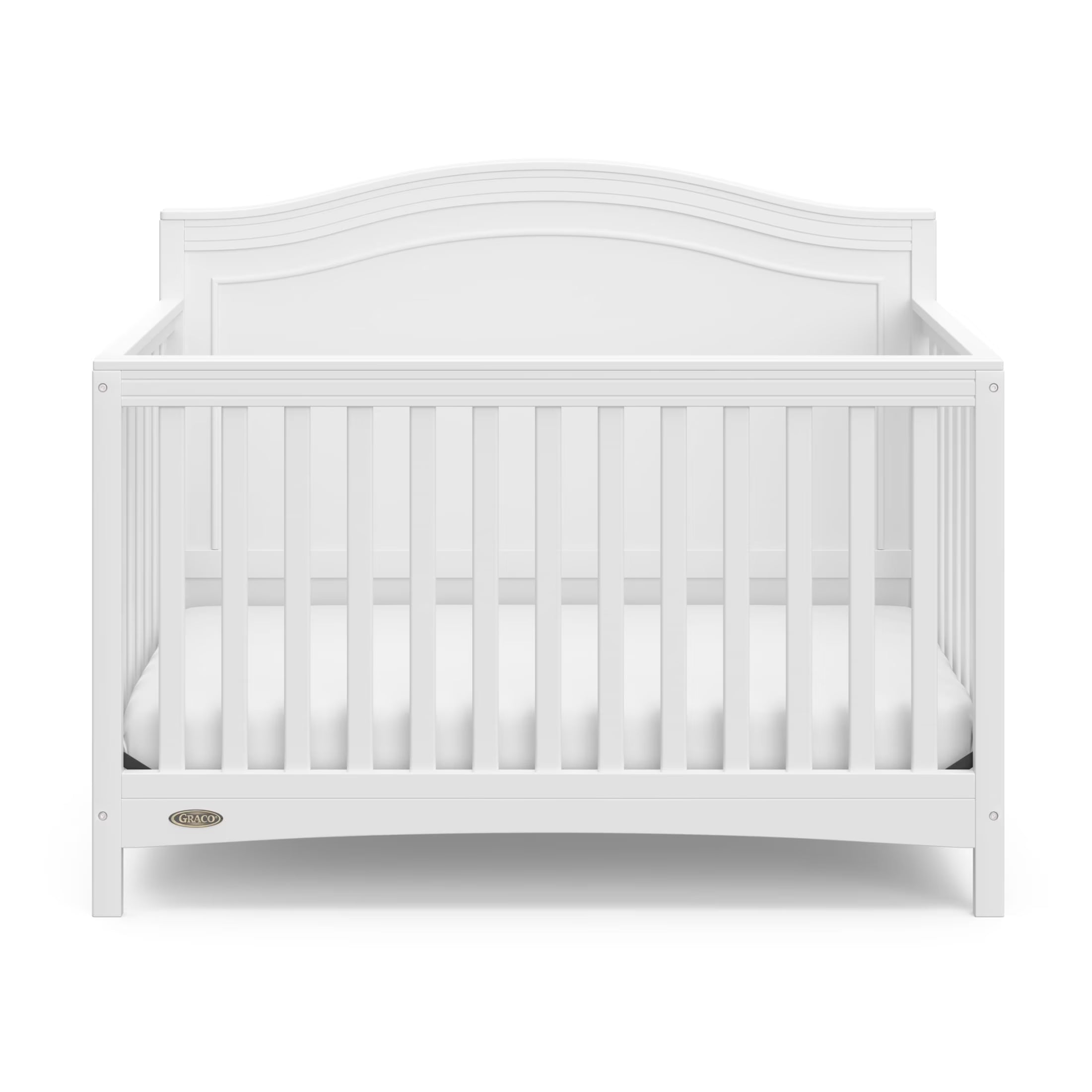 Paris 4-In-1 Convertible Baby Crib, White