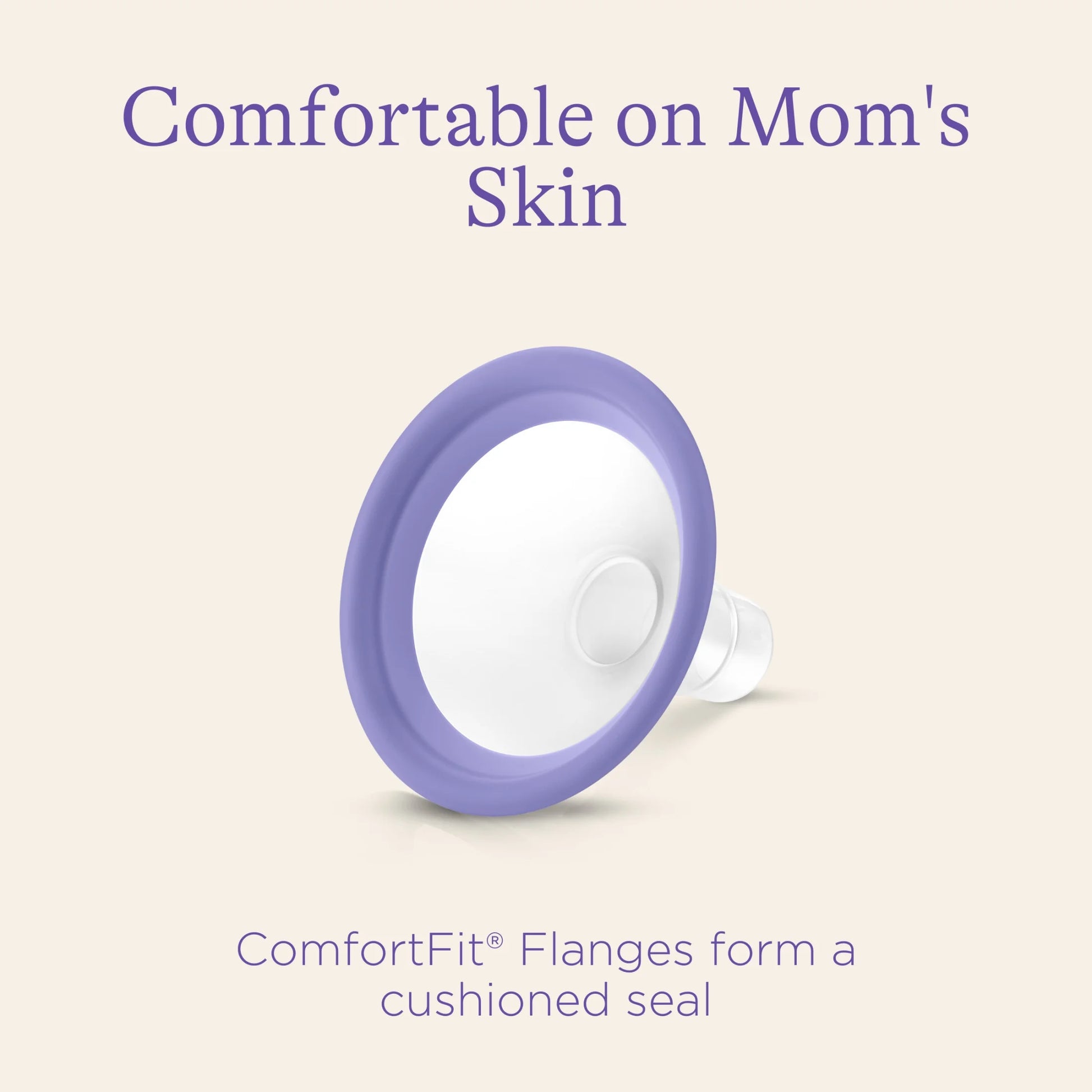 Comfortfit Breast Pump Flanges 21Mm, 2 Ct
