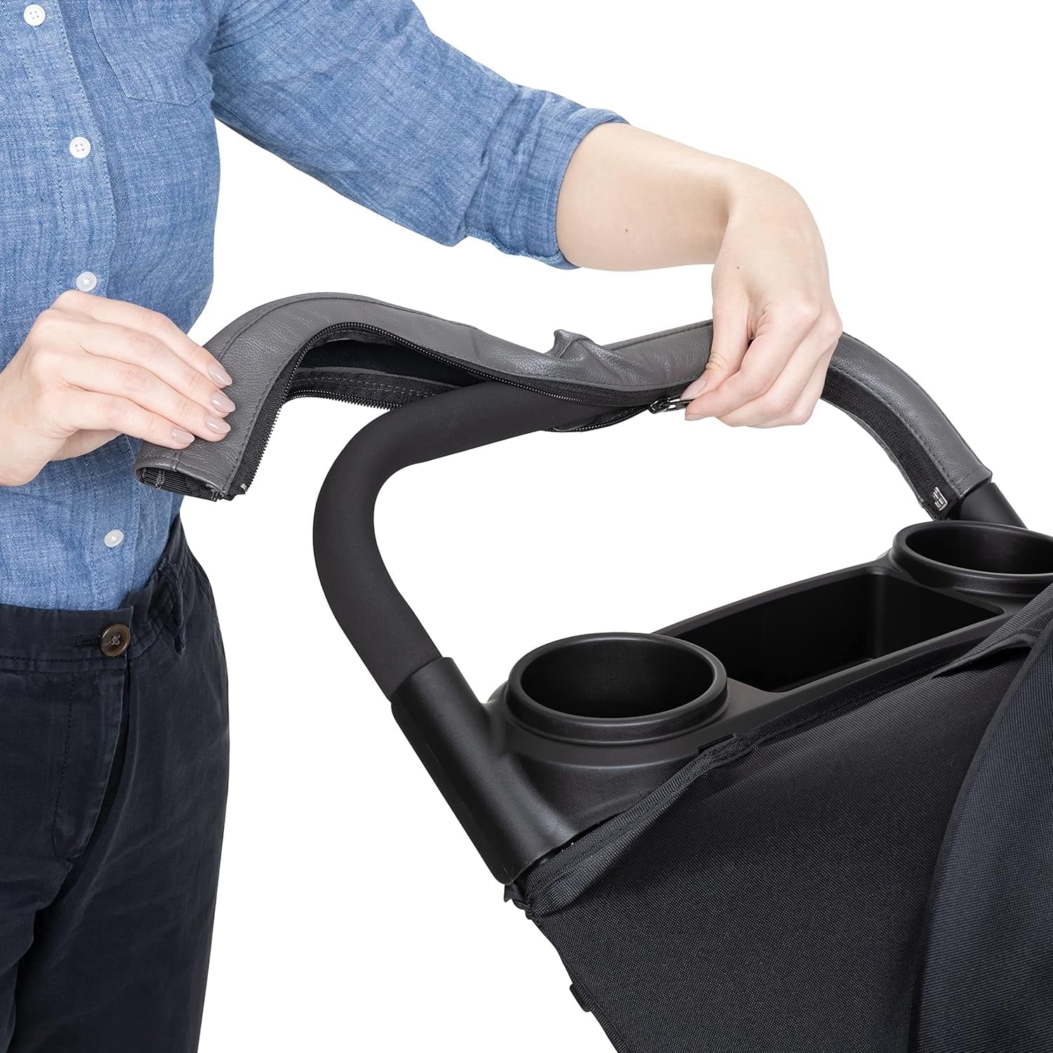 Baby Trend Passport Cargo Stroller with Extra Storage, Fieldstone Grey