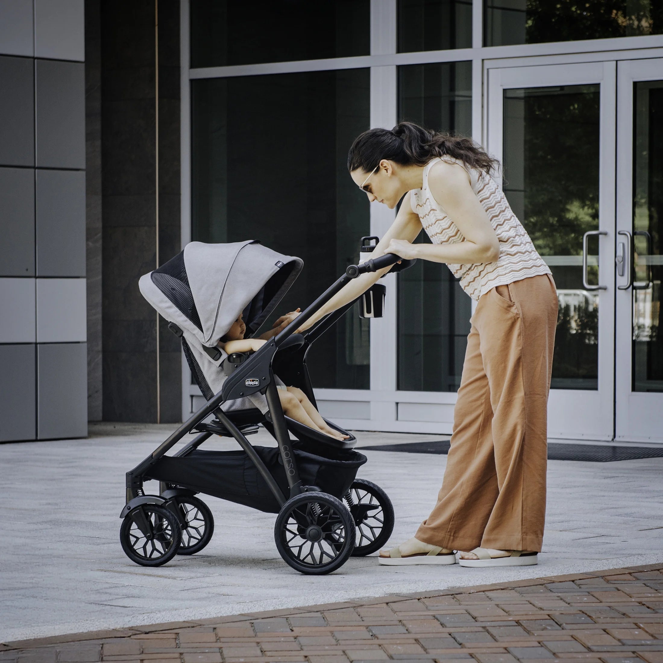 Corso® LE Cleartex® Modular Travel System with Keyfit® Max Cleartex® Infant Car Seat - Canyon (Grey), New