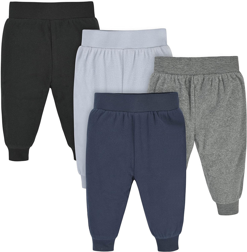 Baby Boys 4-Pack Microfleece Sweatpants