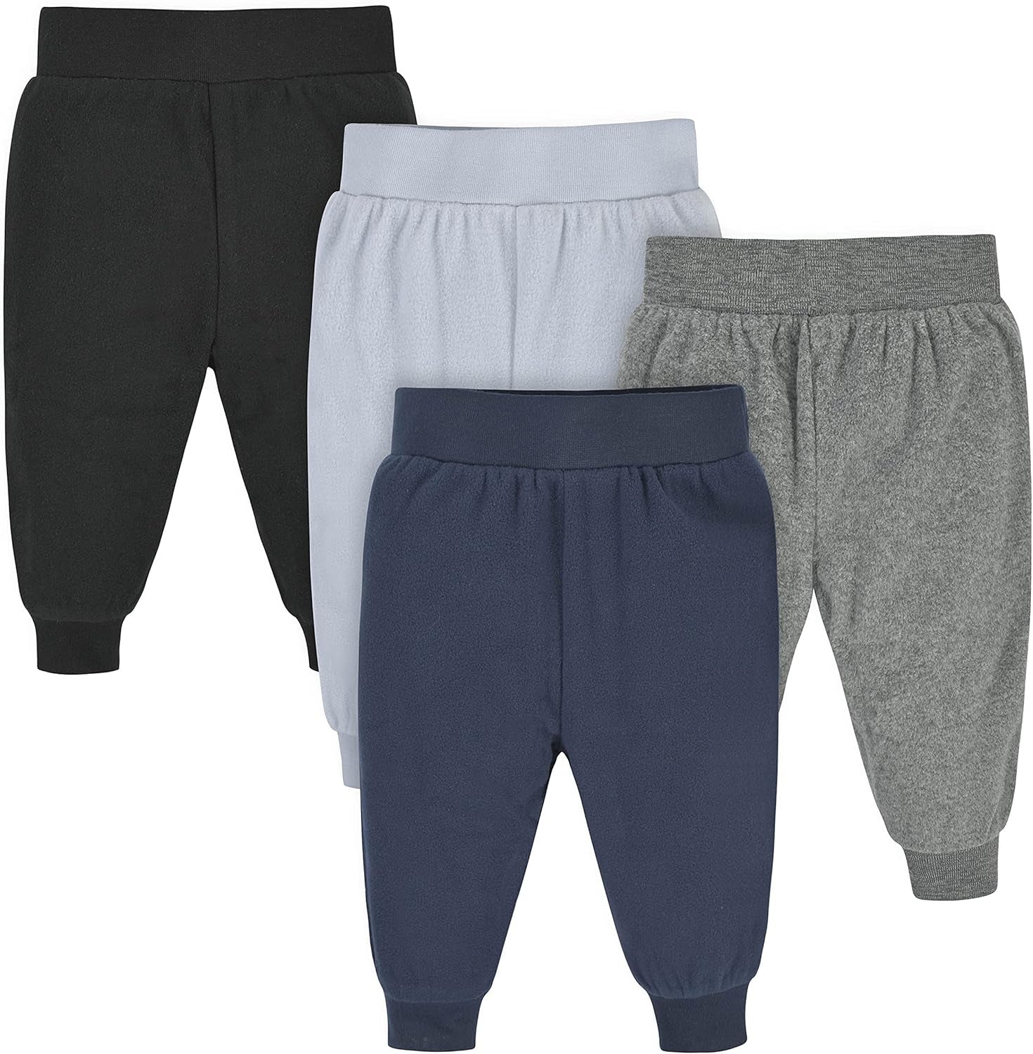 Baby Boys 4-Pack Microfleece Sweatpants
