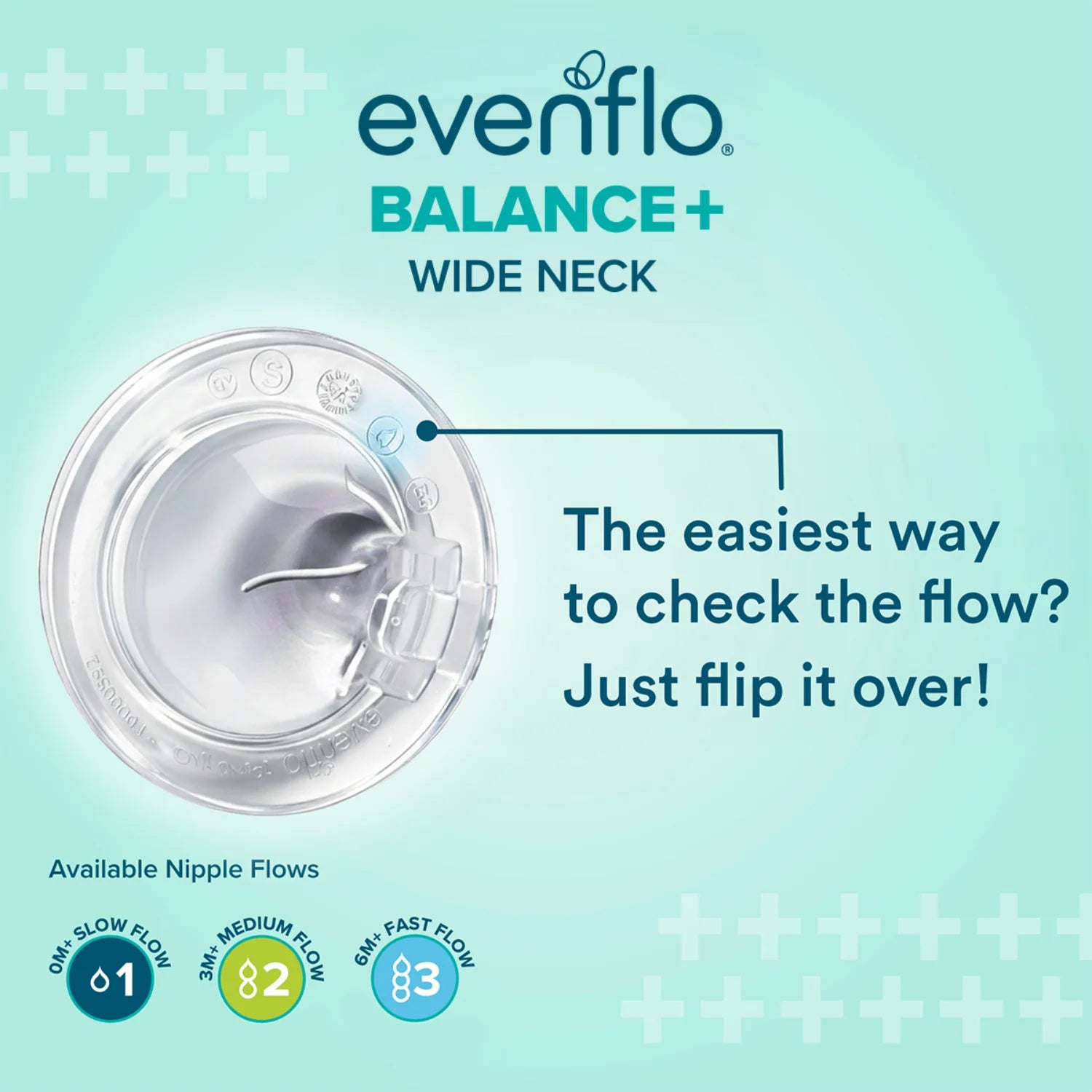 Evenflo Balance+ Wide Neck Baby Bottles, Clear/White, 5Oz, 2-Pack
