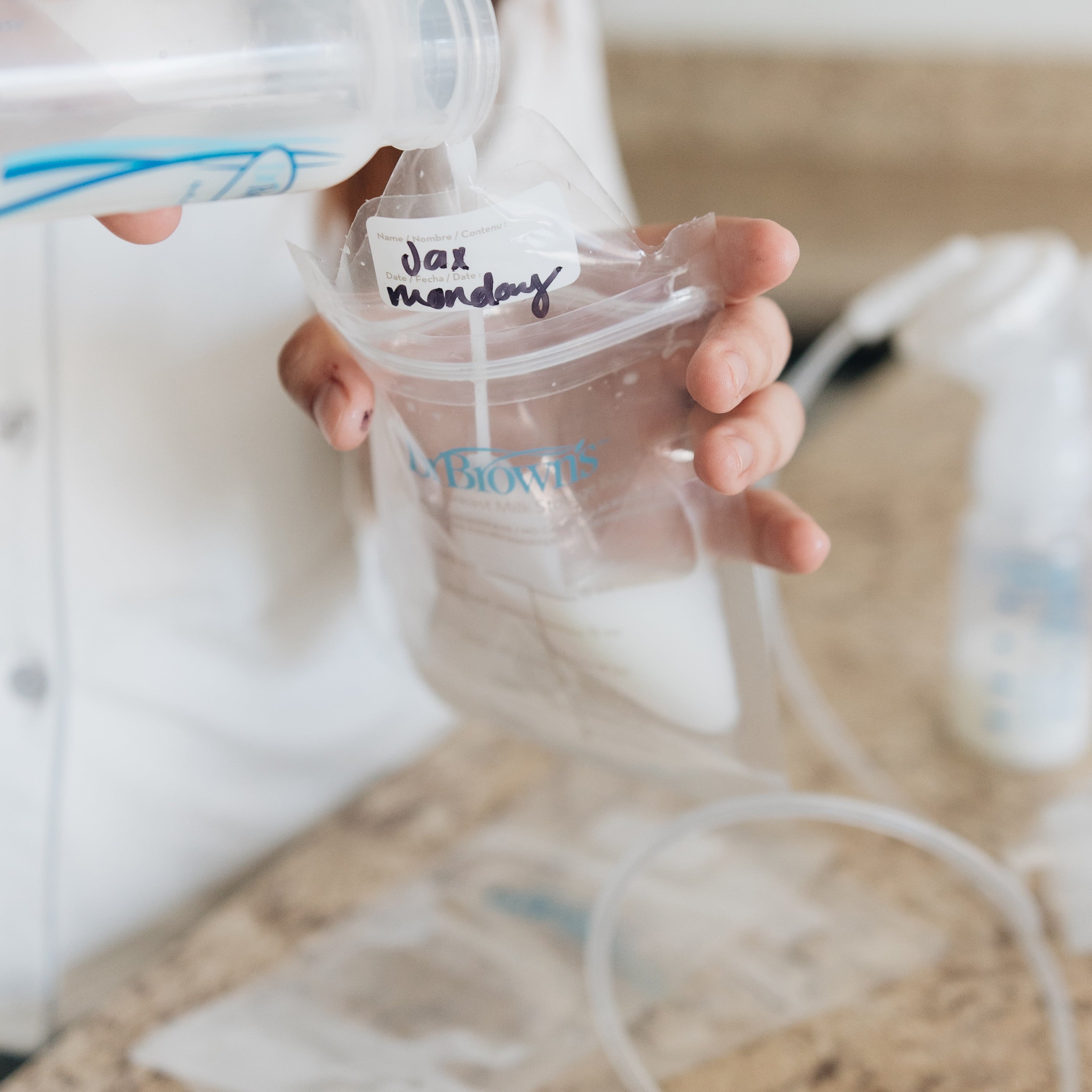 Breast Milk Collection and Storage Bottles, Keeps Breast Milk Fresh, 4-Pack