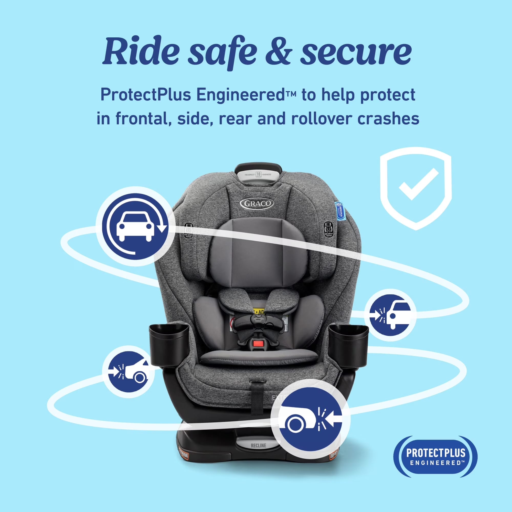 Extend2Fit 3-In-1 Car Seat, Cullen, Grey