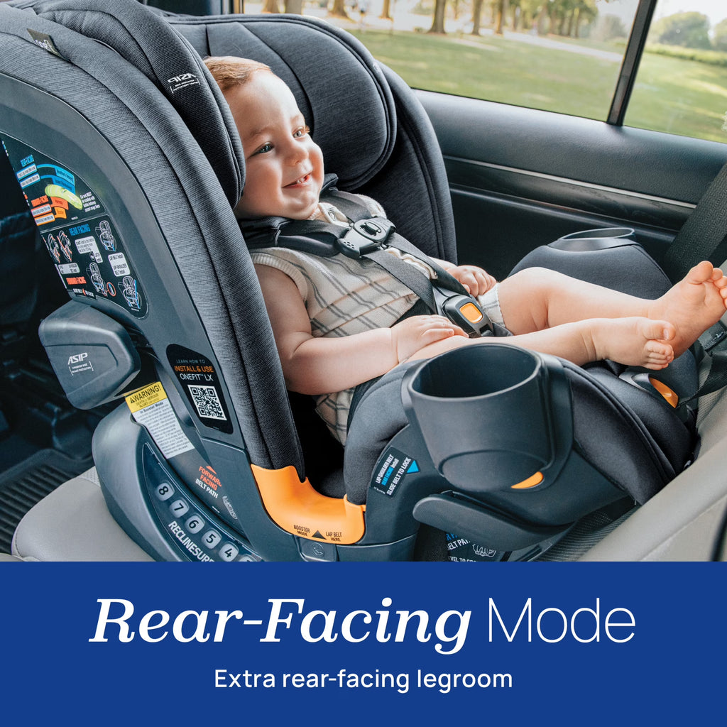 Onefit™ LX Cleartex® All-In-One Convertible Car Seat - Ebony (Black), New