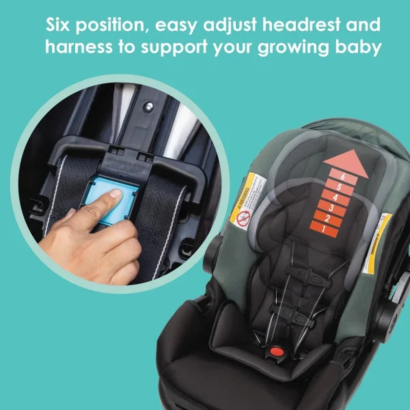 Baby Trend EZ Ride SE Travel System with Secure-Lift Infant Car Seat - Dash Sage