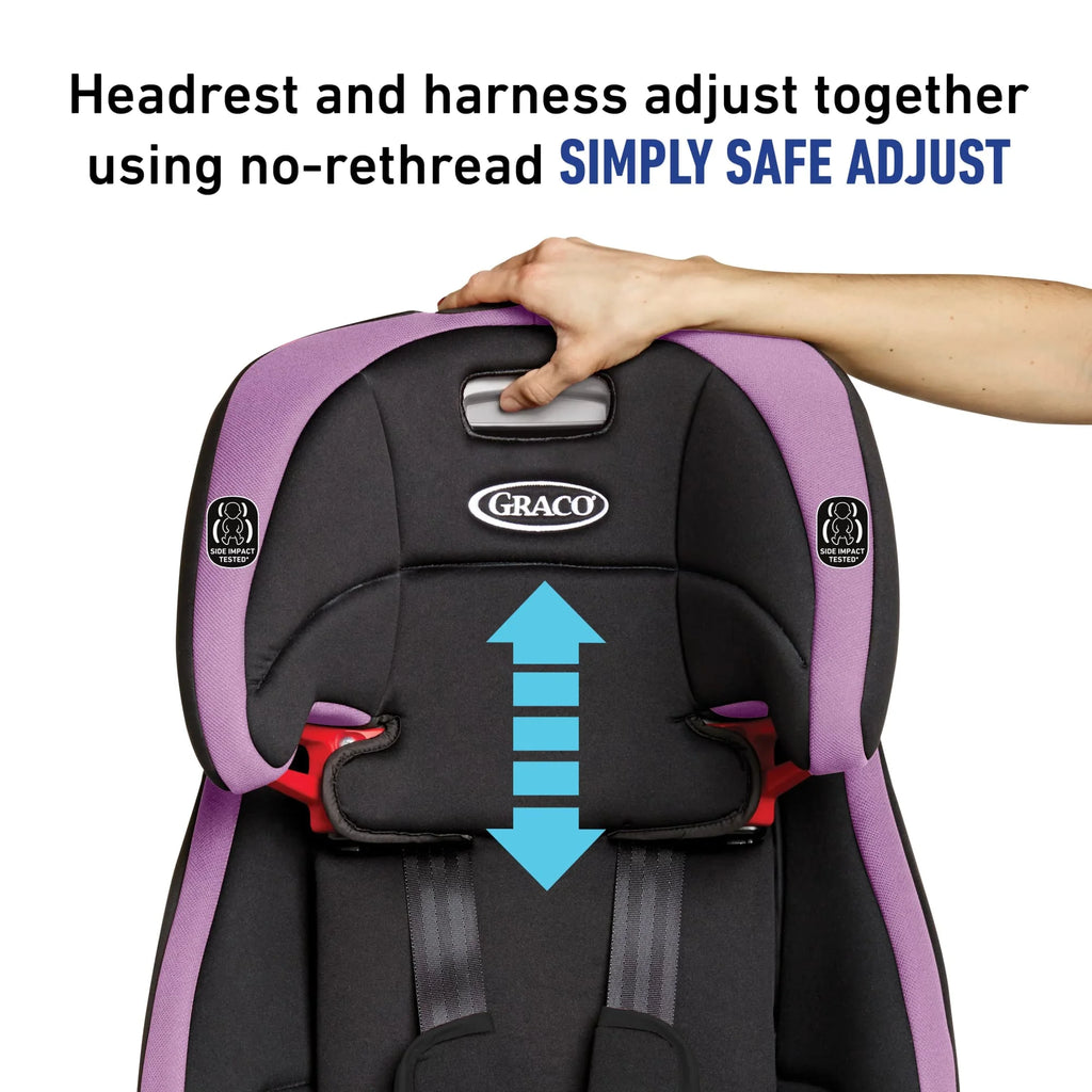 Tranzitions 3-In-1 Forward Facing Harness Booster Car Seat, Marley, 14 Lbs