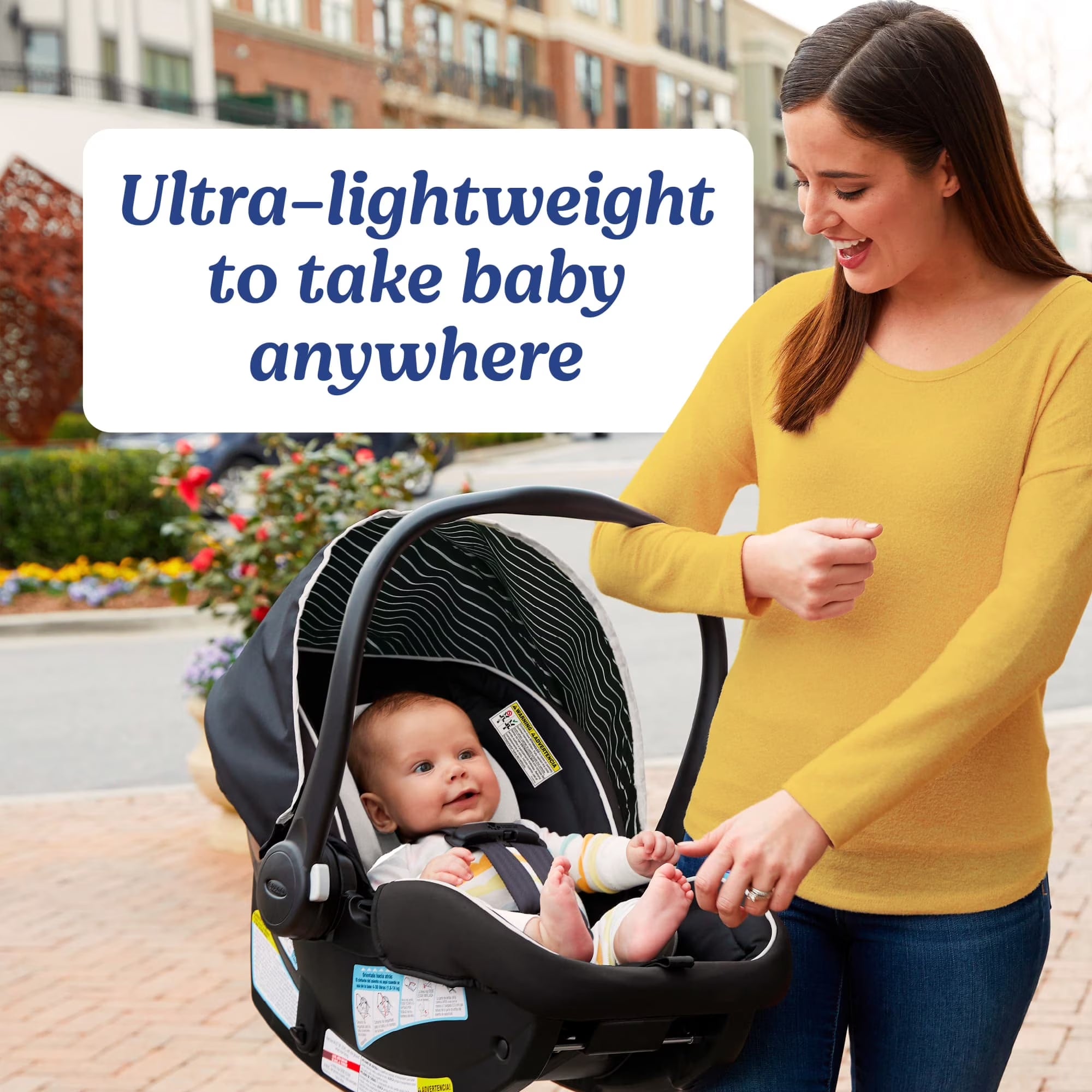 Snugride Lite LX Infant Car Seat, Studio, Black