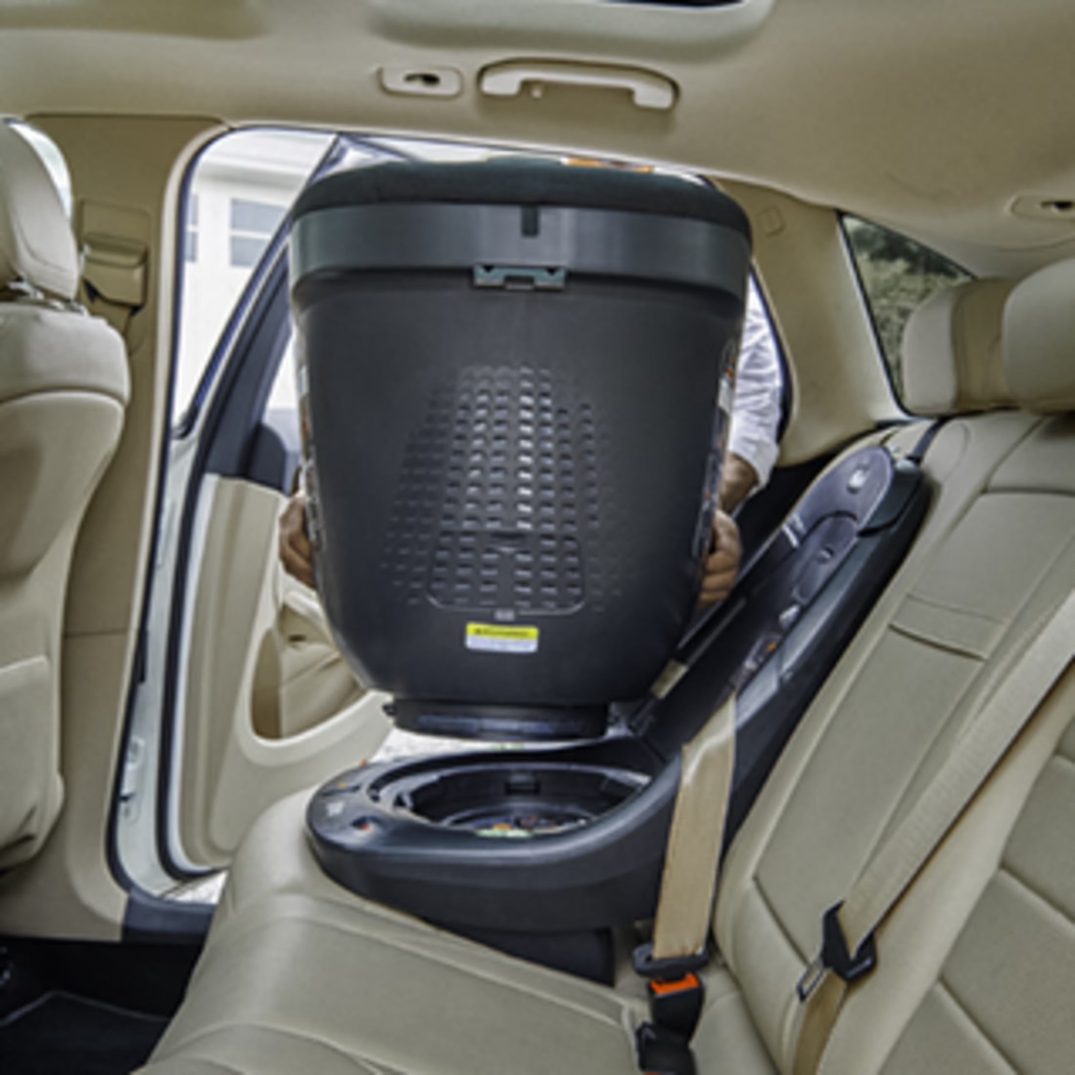Fit360 Rotating Convertible Car Seat Base (Grey), New