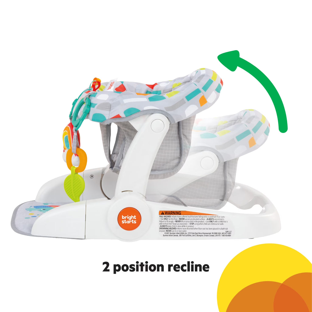 Learn-To-Sit 2-Position Floor Seat - Playful Paradise, Unisex, Infant